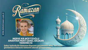 Merve Kır Müftüoğlu Ramazan bayramını kutladı