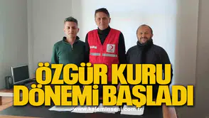 Kozlu'da Türk Kızılay Başkanlığı'na Özgür Kuru atandı...