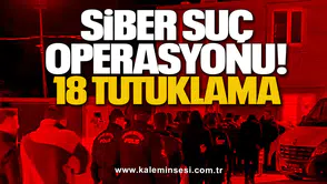 Siber Suç Operasyonu: 18 Tutuklama