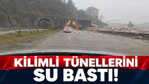 Kilimli tünellerini su bastı!