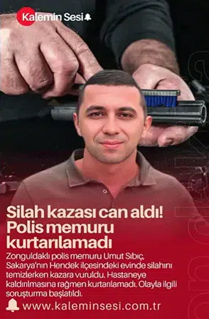Zonguldaklı Polis Memuru Umut Sıbıç Hayatını Kaybetti