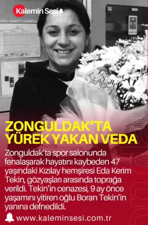 Zonguldak’ta Yürek Yakan Veda