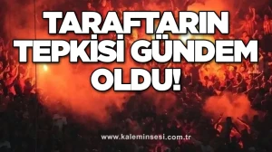 Taraftarın tepkisi gündem oldu!