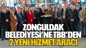 Zonguldak Belediyesi’ne TBB’DEN 2 Yeni Hizmet Aracı