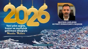 Mustafa Çağlayan yeni yılı kutladı