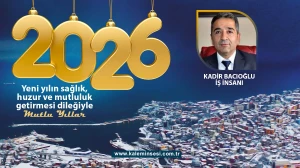 Kadir Bacıoğlu yeni yılı kutladı