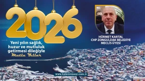 Hürmet Kartal yeni yılı kutladı