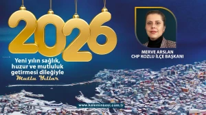 Merve Arslan yeni yılı kutladı