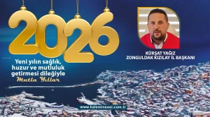 Kürşat Yağız yeni yılı kutladı
