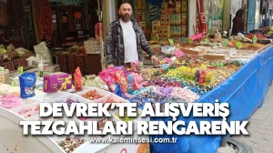 Devrek’te alışveriş tezgahları rengarenk