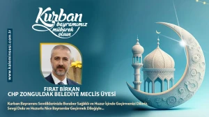 Fırat Bı̇rkan Kurban bayramını kutladı