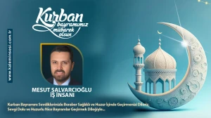 Mesut Şalvarcıoğlu Kurban bayramını kutladı