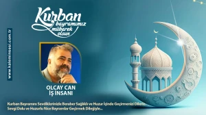 Olcay Can Kurban bayramını kutladı
