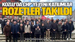 Kozlu’da CHP’ye Yeni Katılımlar: Rozetler Takıldı