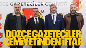 DÜZCE GAZETECİLER CEMİYETİNDEN İFTAR