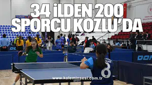34 ilden 200 sporcu Kozlu’da