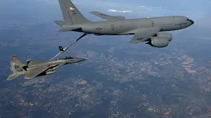 ABD'ye ait KC-135 yakıt ikmal uçağı Irak'ta düştü