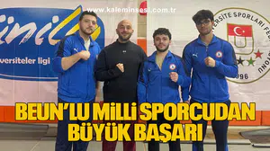 BEUN’lu Milli Sporcu İsmail Hacı Bekar’dan Türkiye Şampiyonası’nda Büyük Başarı