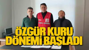 Kozlu'da Türk Kızılay Başkanlığı'na Özgür Kuru atandı...
