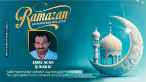 Emre Acar Ramazan Bayramını kutladı