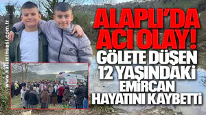 Alaplı’da Acı Olay! Gölete düşen 12 yaşındaki Emircan hayatını kaybetti