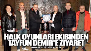 Halk oyunları ekibinden Demir'e ziyaret