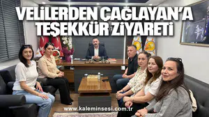 Velilerden Çağlayan’a Teşekkür Ziyareti