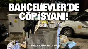 Bahçelievler’de çöp isyanı!