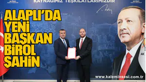 AK PARTİ ALAPLI BİROL ŞAHİN'E EMANET