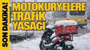 Zonguldak’ta motokuryelere 1 gün trafik yasağı