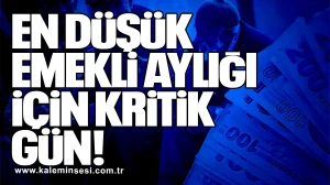 En Düşük Emekli Aylığı İçin Kritik Gün!