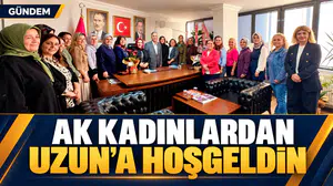 AK KADINLARDAN UZUN'A HOŞGELDİN ZİYARETİ