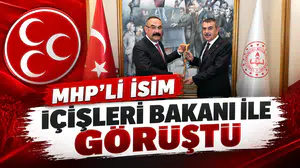 MHP'Lİ KORKMAZ BAKAN TEKİN İLE GÖRÜŞTÜ