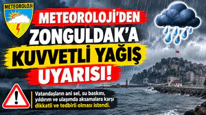 METEOROLOJİ’DEN ZONGULDAK’A KUVVETLİ YAĞIŞ UYARISI!