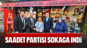 SAADET PARTİSİ SOKAĞA İNDİ