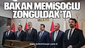 Bakan Memişoğlu Zonguldak'ta