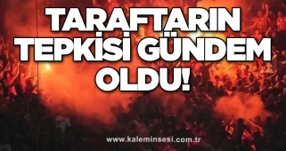 Taraftarın tepkisi gündem oldu!