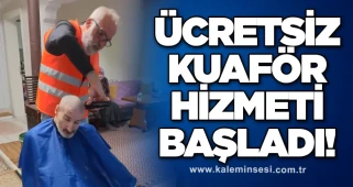 Ücretsiz Kuaför Hizmeti Başladı!