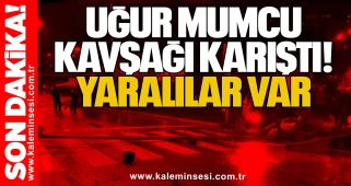 Uğur Mumcu kavşağı karıştı: Yaralılar var