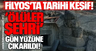 Filyos’ta Tarihi Keşif: “Ölüler Şehri” Gün Yüzüne Çıkarıldı!