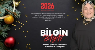 Bilgin Bayat yeni yılı kutladı...