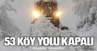 53 KÖY YOLU ULAŞIMA KAPALI