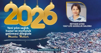 Reyhan Çıtak yeni yılı kutladı