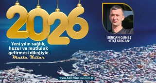 Sercan Güneş yeni yılı kutladı