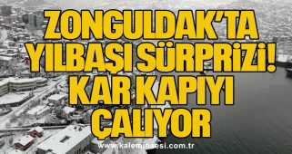 Zonguldak’ta Yılbaşı Sürprizi! Kar Kapıyı  Çalıyor