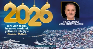 Fırat Kabadayı yeni yılı kutladı