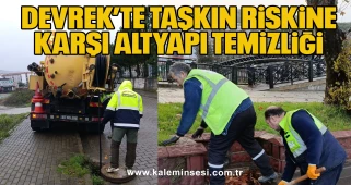Devrek’te Taşkın Riskine Karşı Altyapı Temizliği