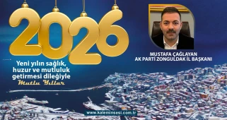 Mustafa Çağlayan yeni yılı kutladı