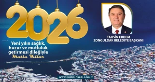 Belediye Başkanı Tahsin Erdem yeni yılı kutladı