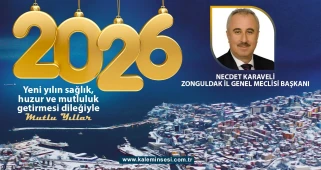 Necdet Karaveli yeni yılı kutladı